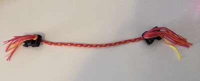 Fabulous Flowers Bracelet: Pink, Orange, Yellow