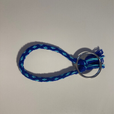 Divine Diamonds Keychain: Blue, Light Blue