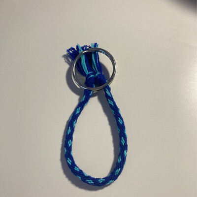 Divine Diamonds Keychain: Blue, Light Blue