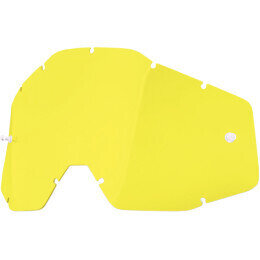 100% Brillenglas Gelb Anti Fog Racecraft2/ Accuri2/ Strata2
