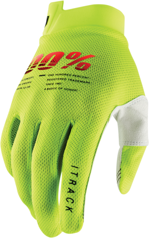 100% iTRACK Handschuhe Fluo Yellow 100% iTRACK Handschuhe Fluo Yellow