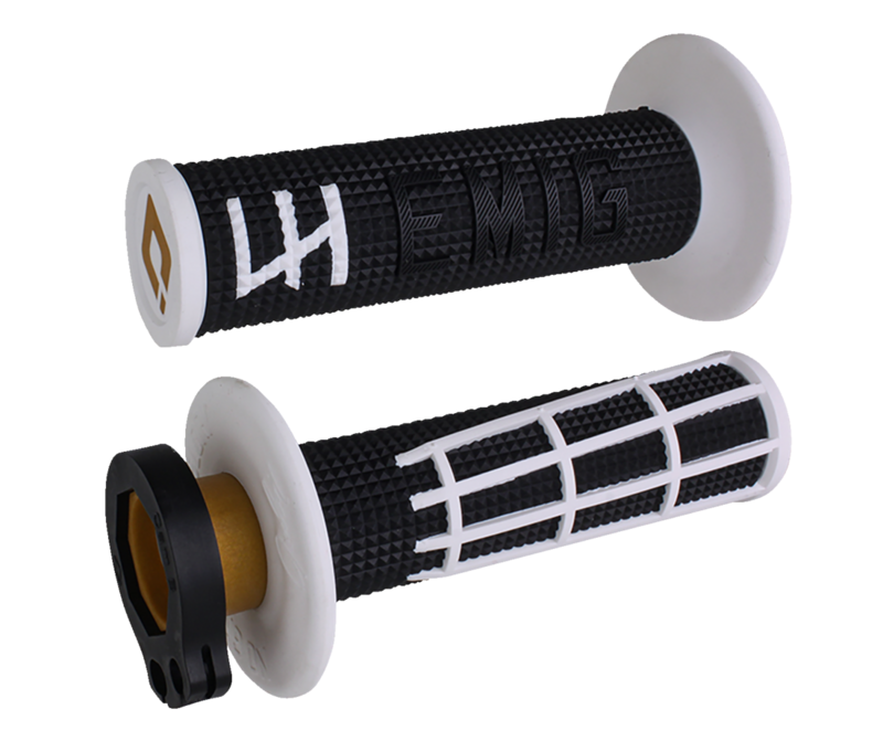 ODI Emig 2.0 V2 Lock-On Griffe Black/white ODI Emig 2.0 V2 Lock-On Griffe Black/white