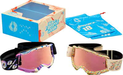 100% GOGGLE ACCURI 2 DONUT 2 PACK - Jett Lawrence Edition