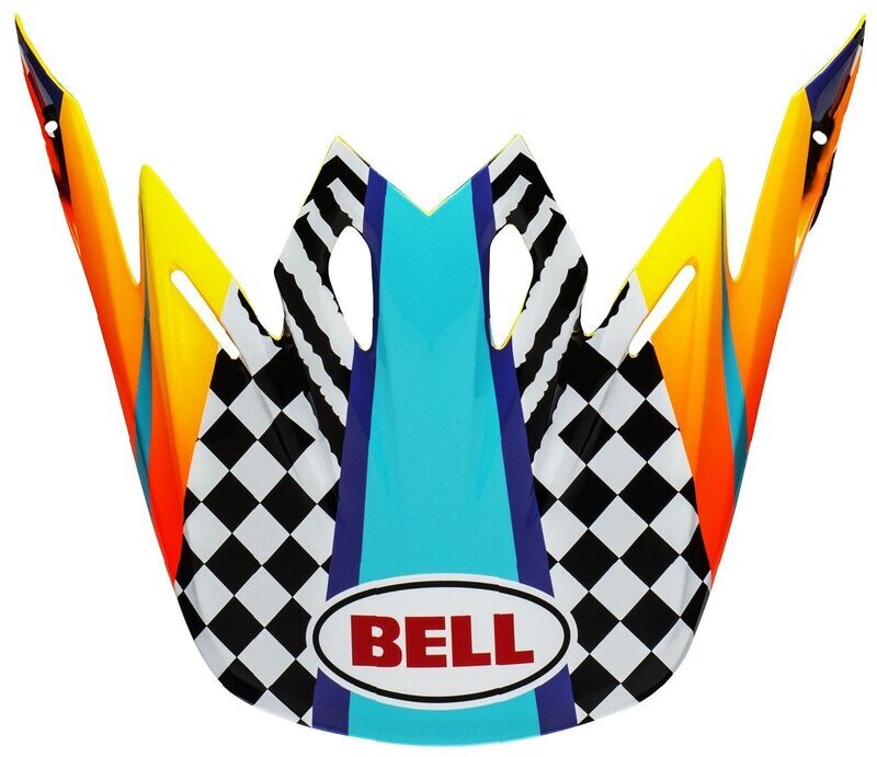 Bell Moto-9 Visier Tagger Breakout Gloss Orange Yellow Visor Bell Moto-9 Visier Tagger Breakout Gloss Orange Yellow Visor