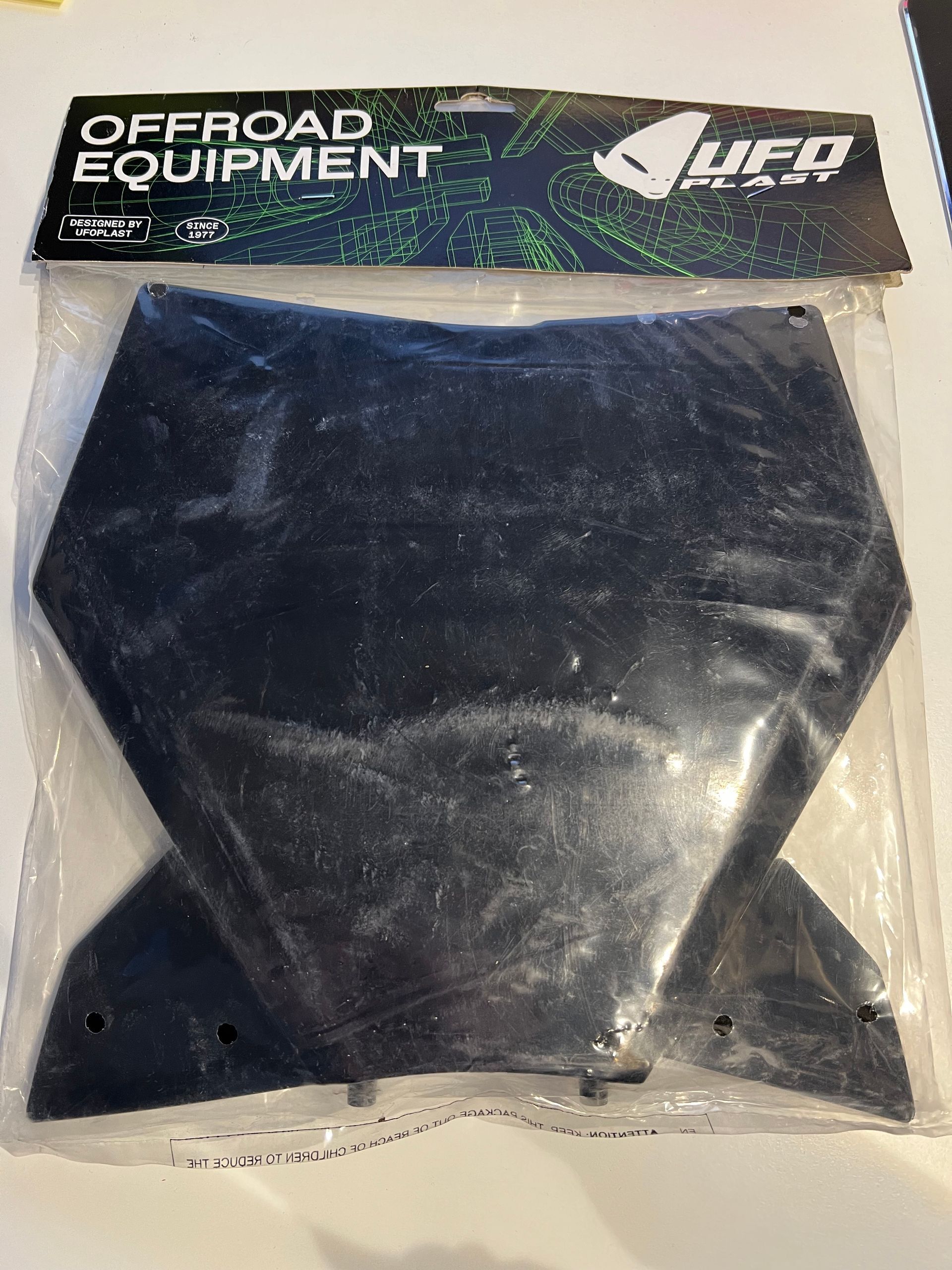 UFO NUMBERPLATE Vorne KTM SXF 023 BK