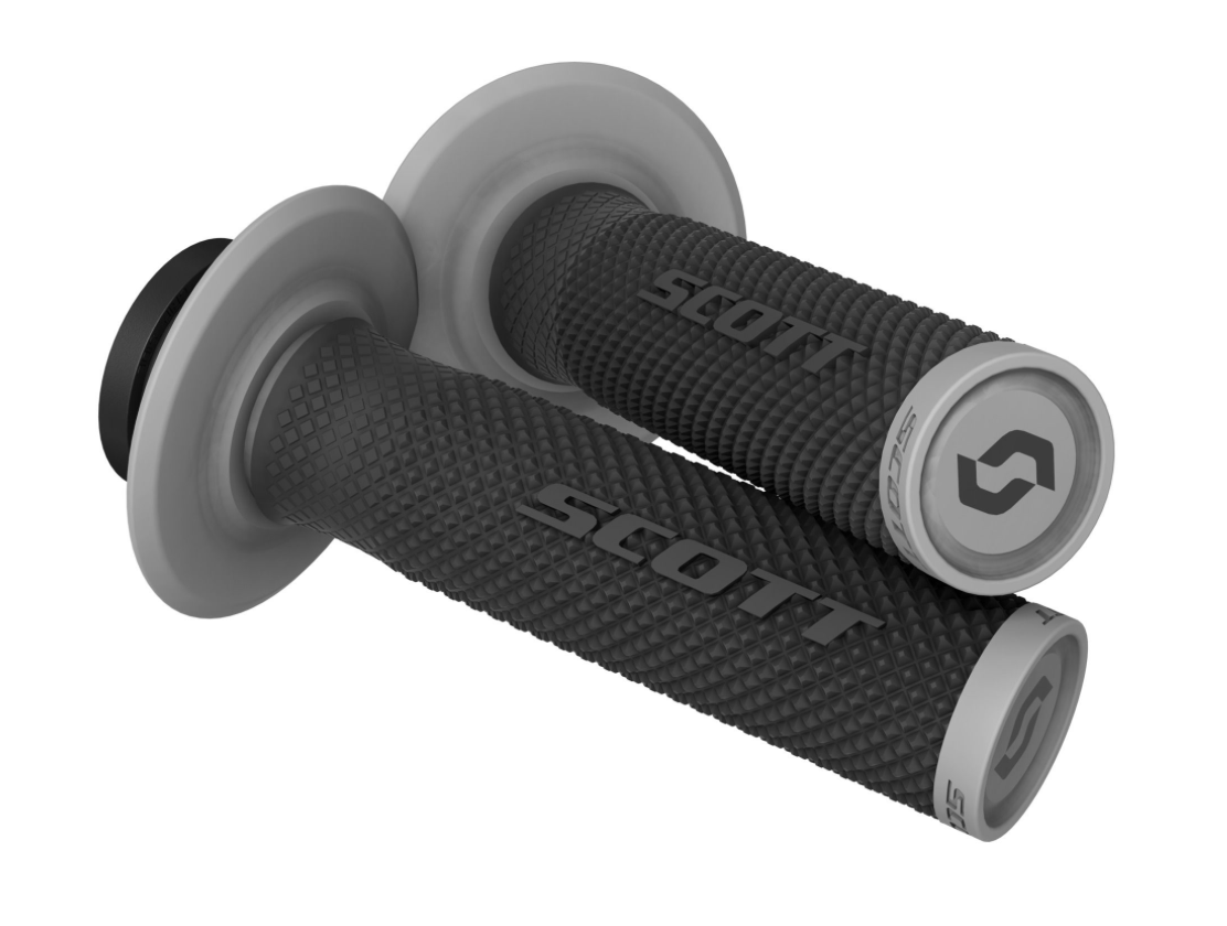 SCOTT SX II LOCK-ON GRIFF + CAM-SET grau