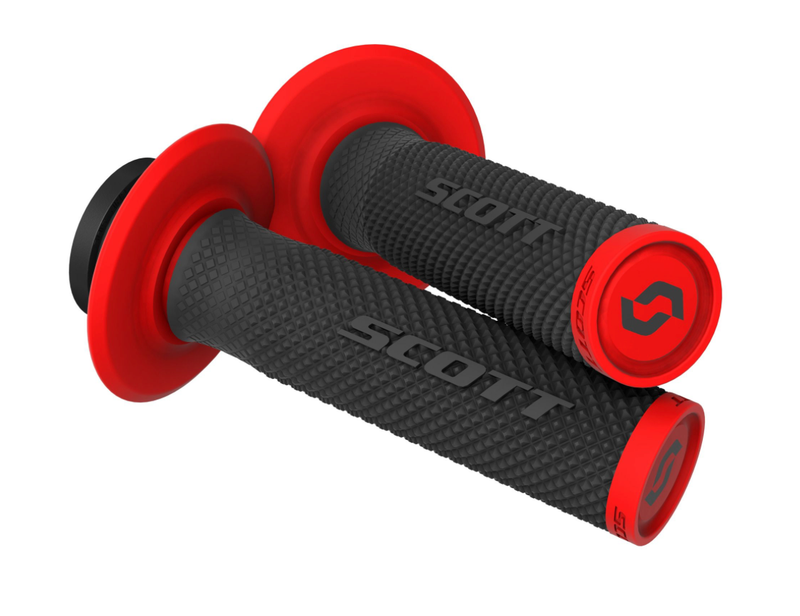 SCOTT SX II LOCK-ON GRIFF + CAM-SET rot SCOTT SX II LOCK-ON GRIFF + CAM-SET rot