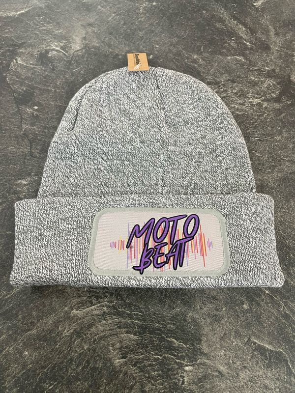 Beanie Grau „Moto Beat“ Beanie Grau „Moto Beat“