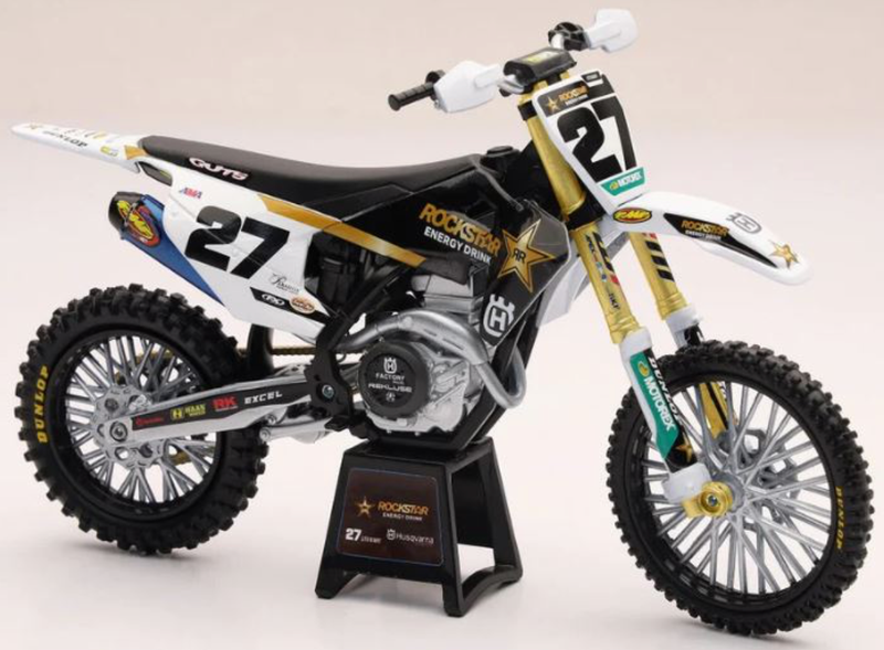 Motocross Modell Husqvarna Rockstar Malcolm Stewart 1:12 Motocross Modell Husqvarna Rockstar Malcolm Stewart 1:12
