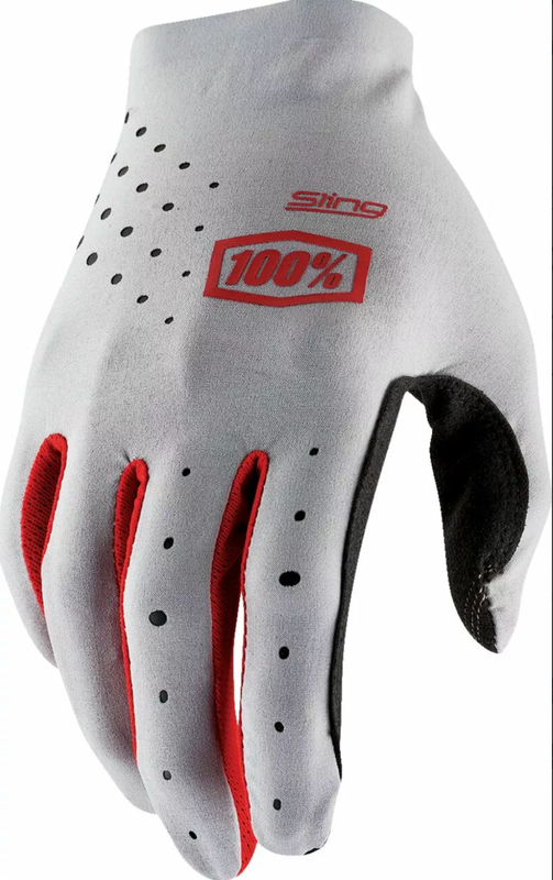 100% Handschuhe SLING MX Grau/Rot Größe L 100% Handschuhe SLING MX Grau/Rot Größe L