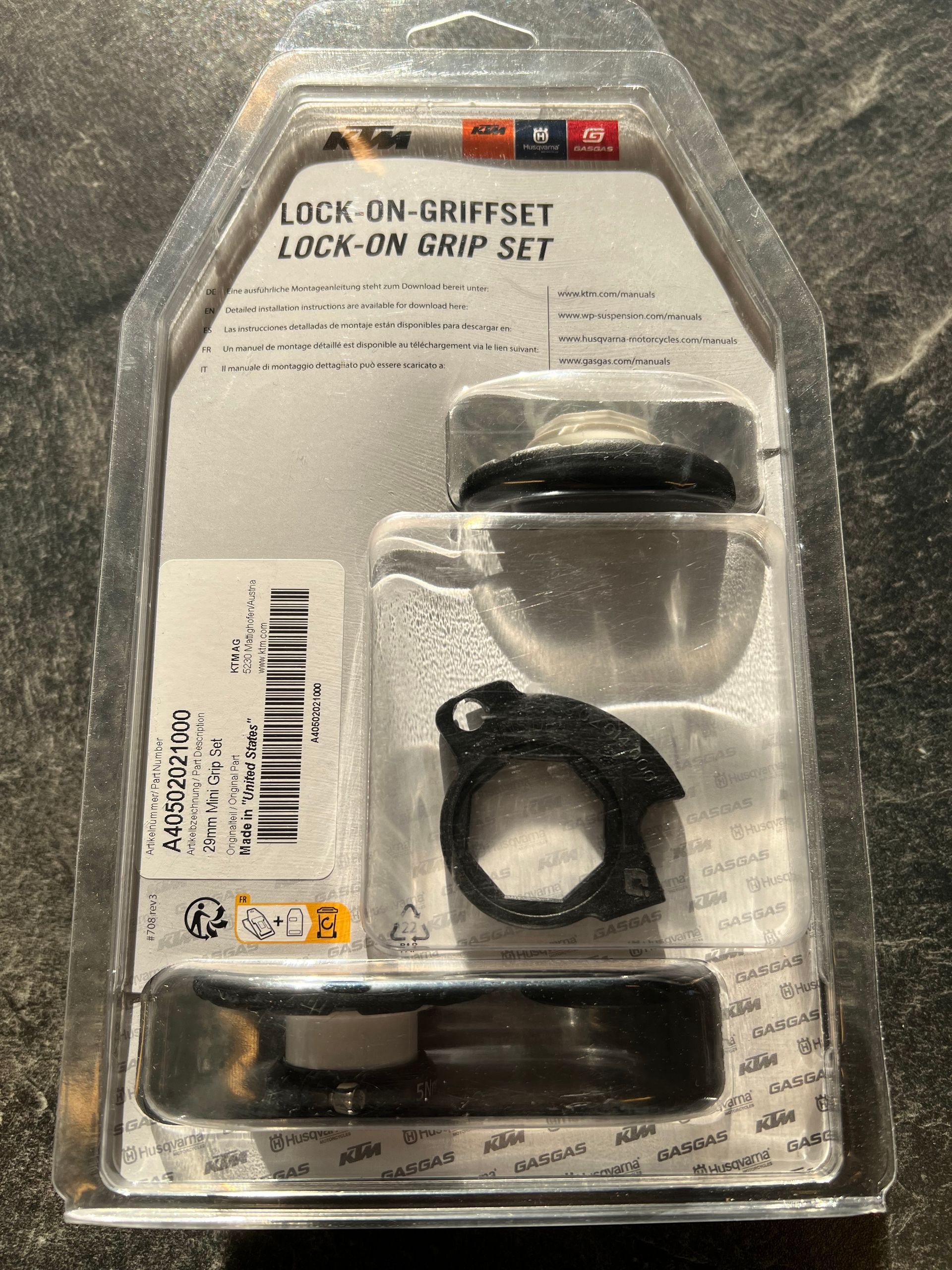 Odi / KTM / HVA / Gas Original LockOn 29mm Mini Grip Set