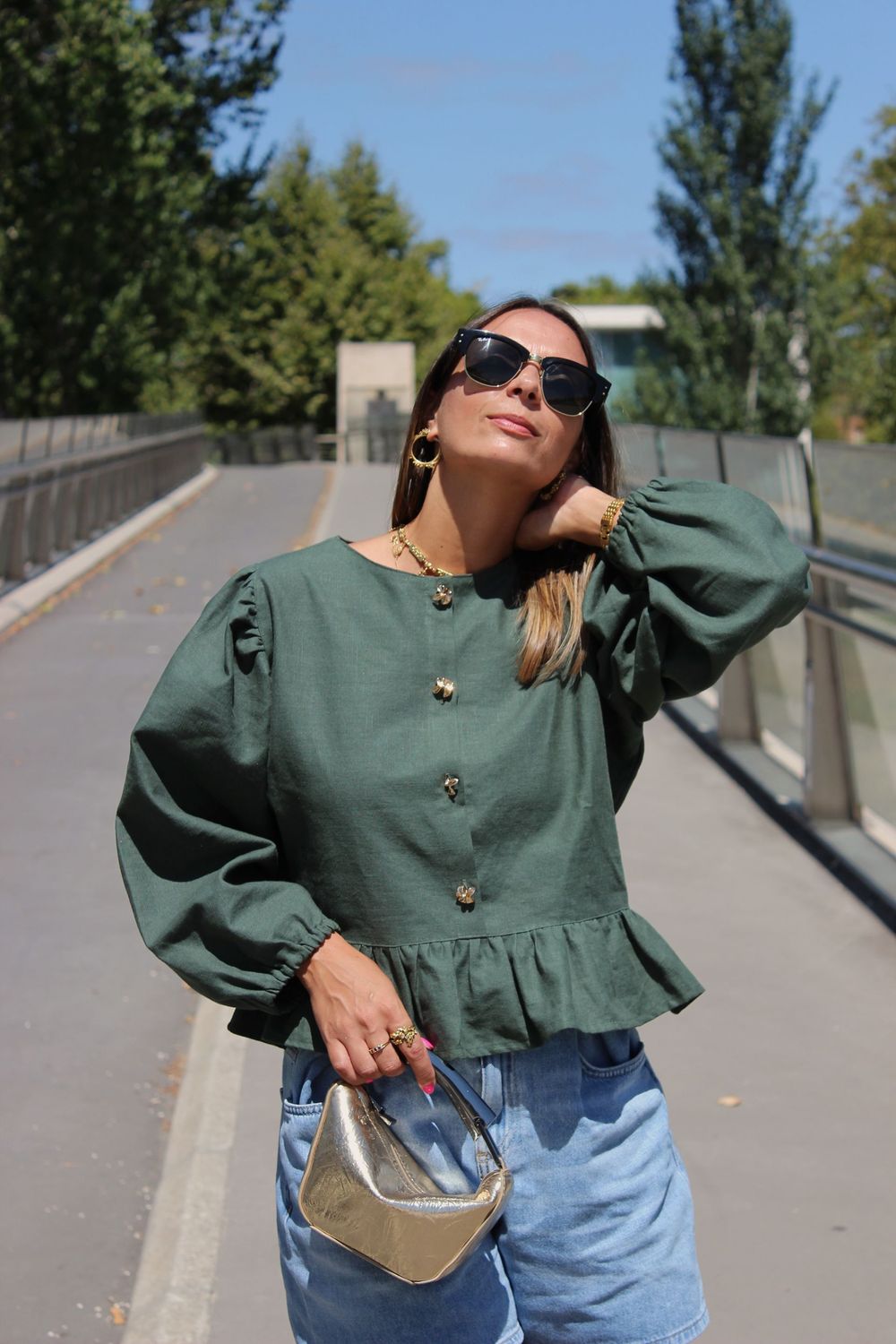 Crop Top Verde Linho