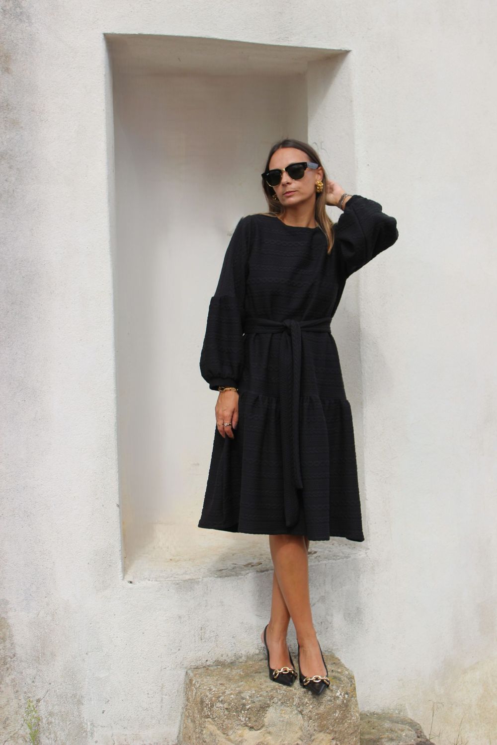 Vestido Malha Preto