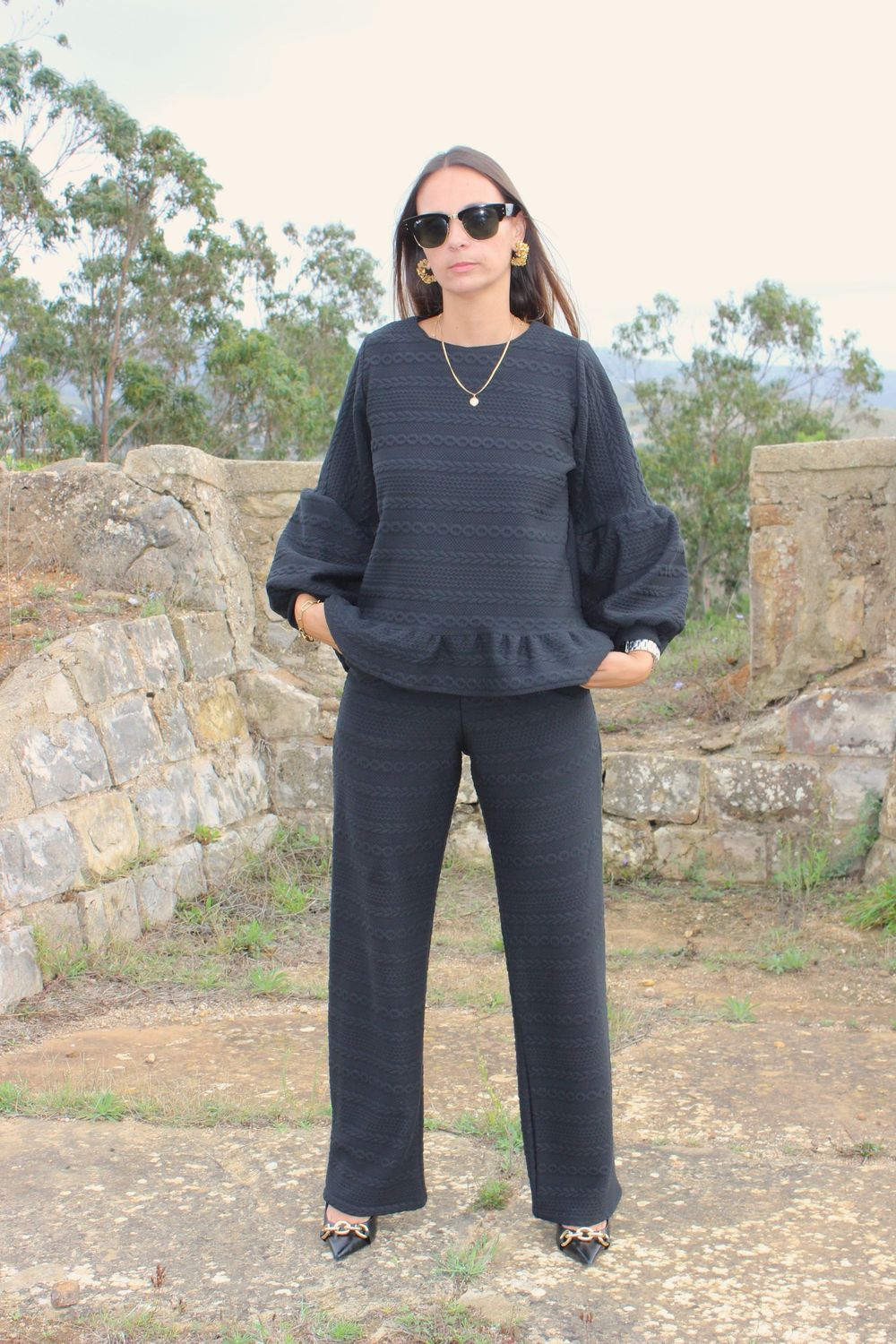 Blusa Malha Preta