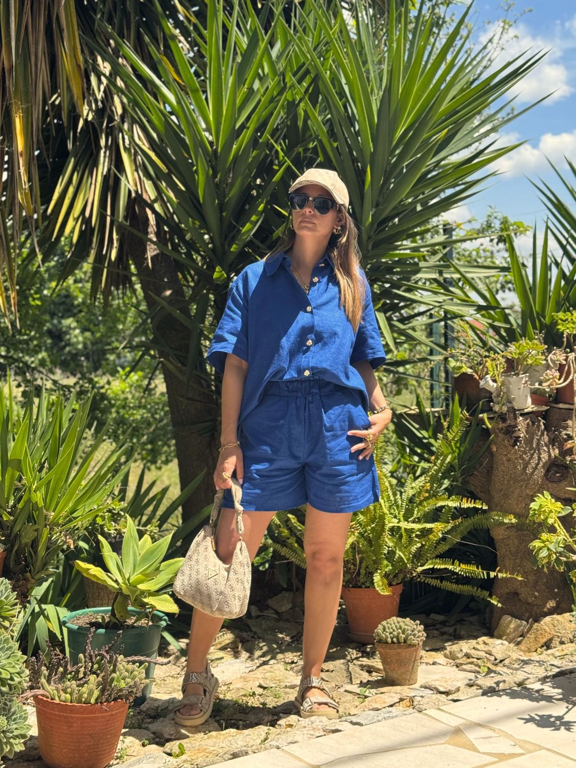 Camisa Linho Azulão