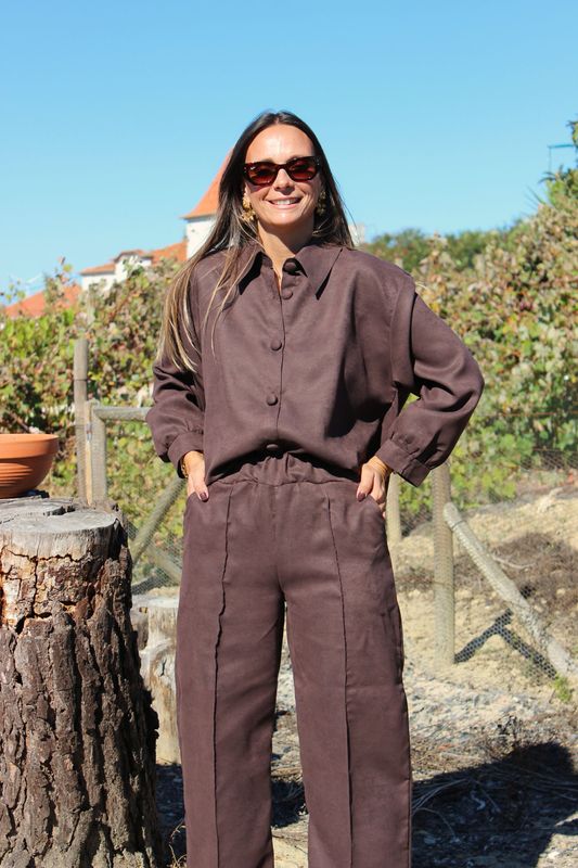 Camisa Castanha