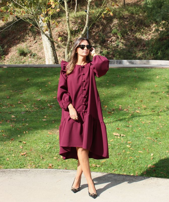 Vestido Bordeaux Vestido Bordeaux