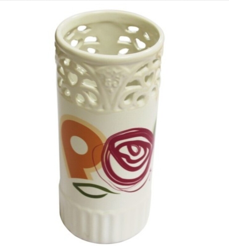 Vase blanc en céramique