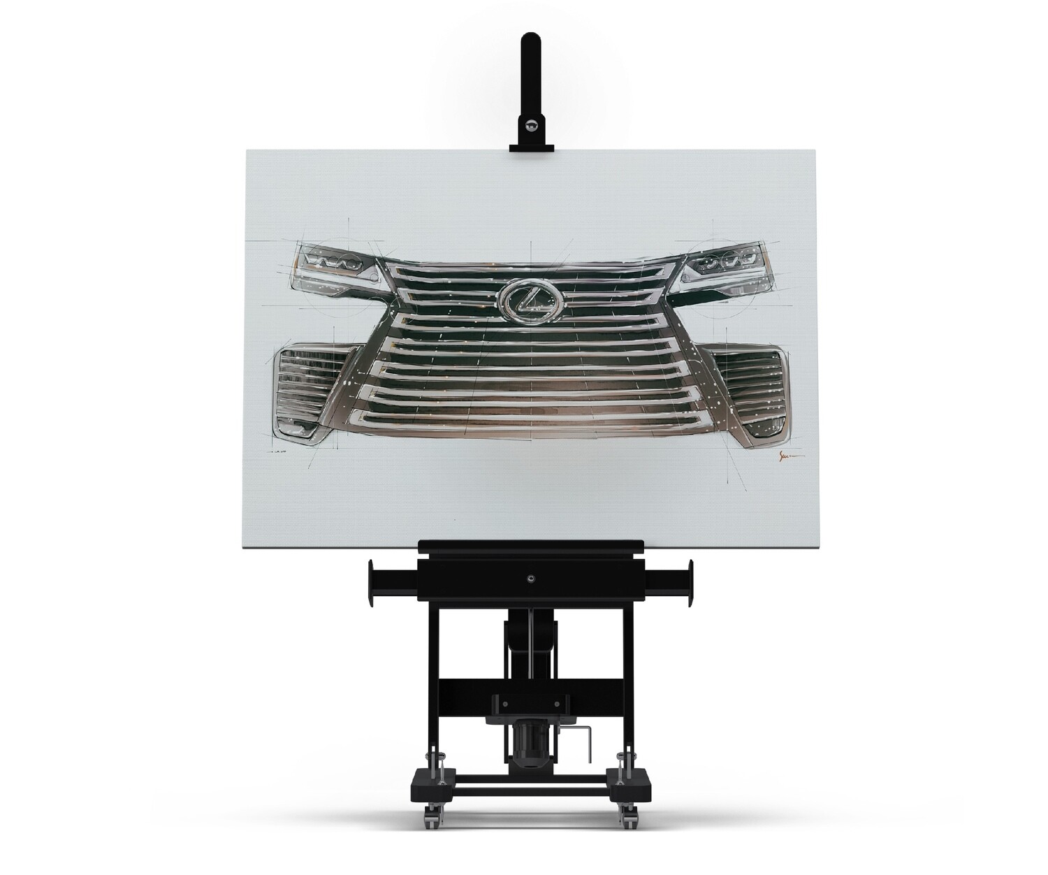 Lexus LX 600 Grille and Headlight Assembly