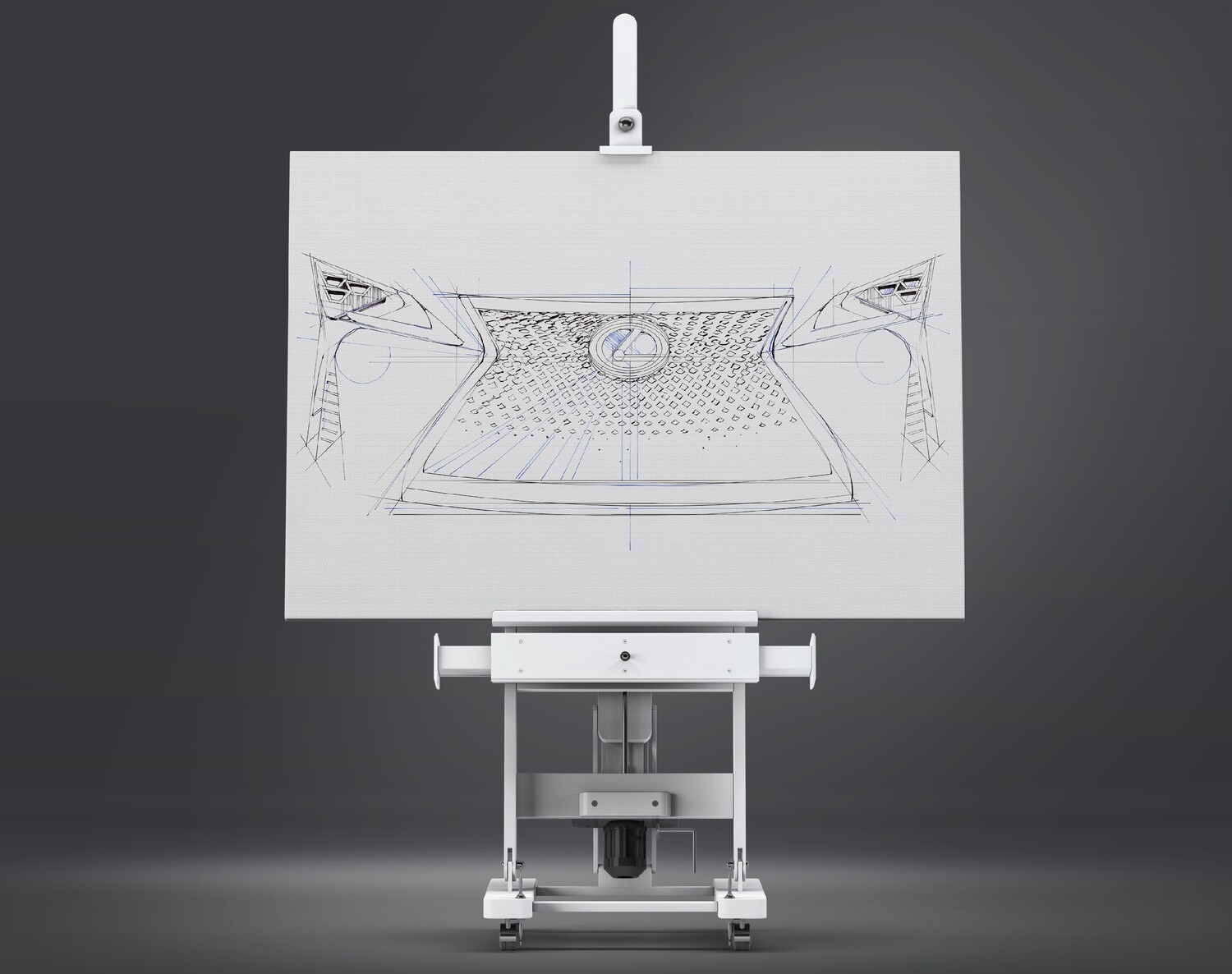 Lexus LC 500 Grille and Headlight Assembly