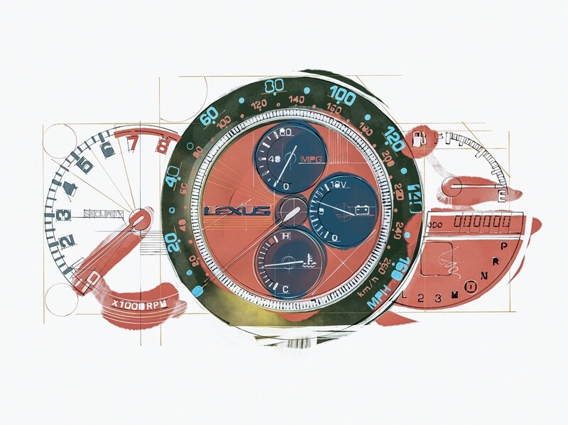 Lexus IS 300 Instrument Panel