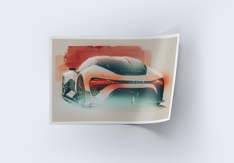 Lexus Electrified Sport Rear Corner Study