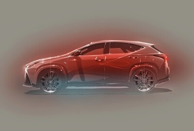 Lexus NX Side Profile Redline