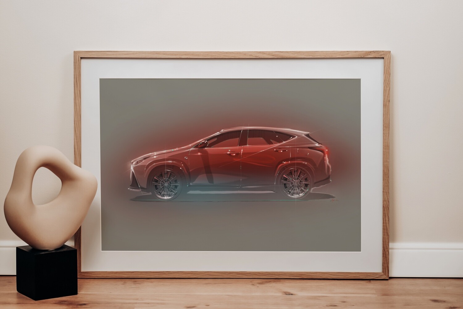 Lexus NX Side Profile Redline