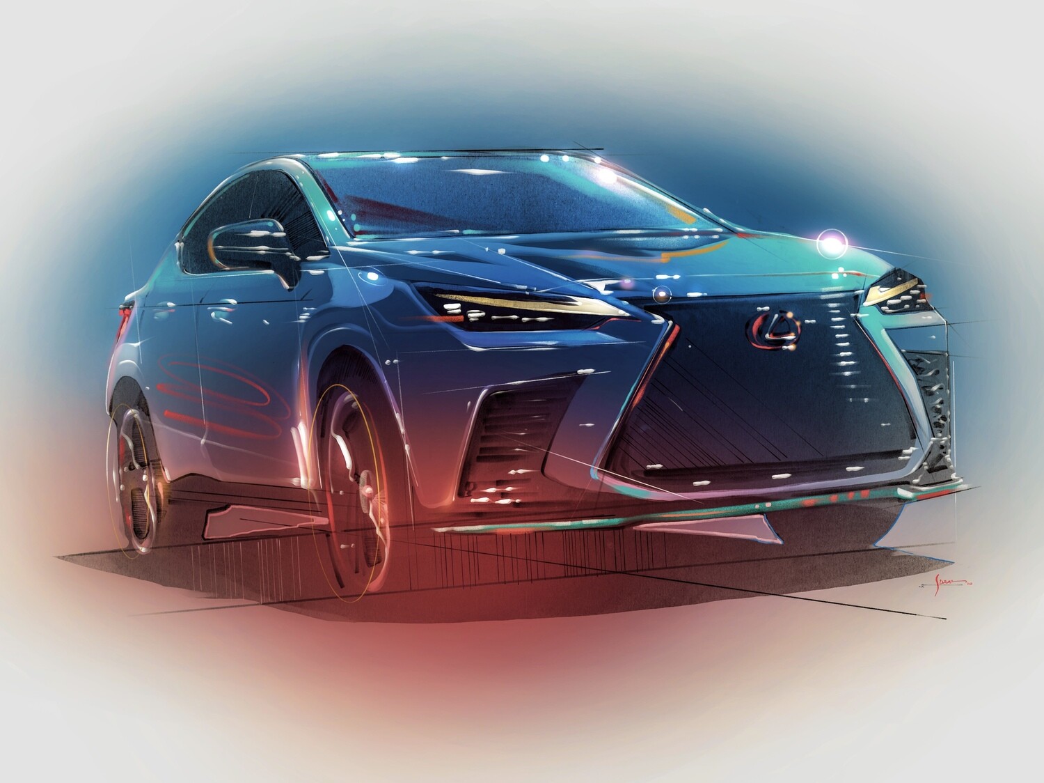 Lexus NX Ultrasonic Blue Mica