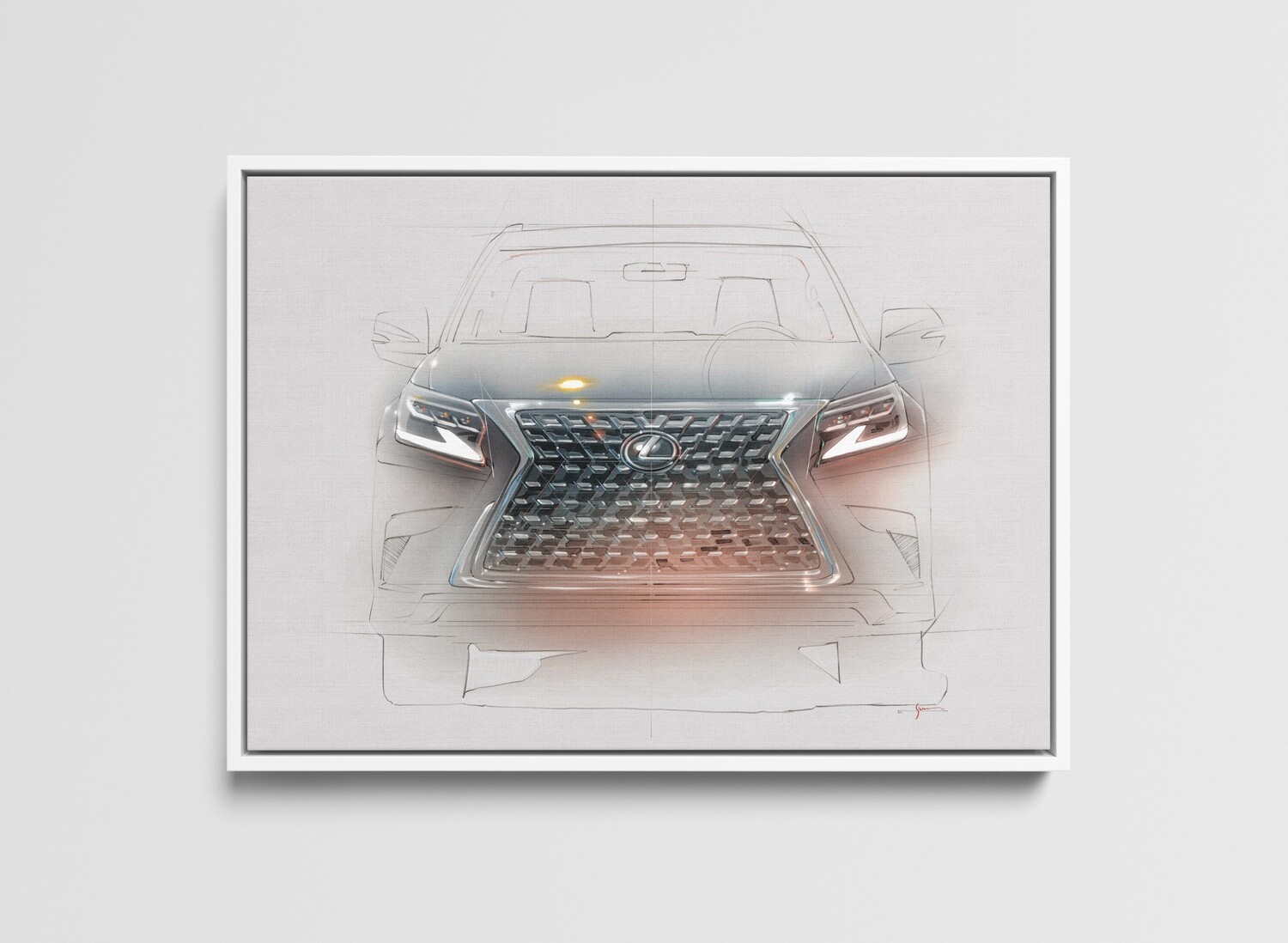 2022 Lexus GX 460 Grille and Headlight Assembly