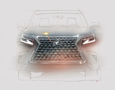 2022 Lexus GX 460 Grille and Headlight Assembly