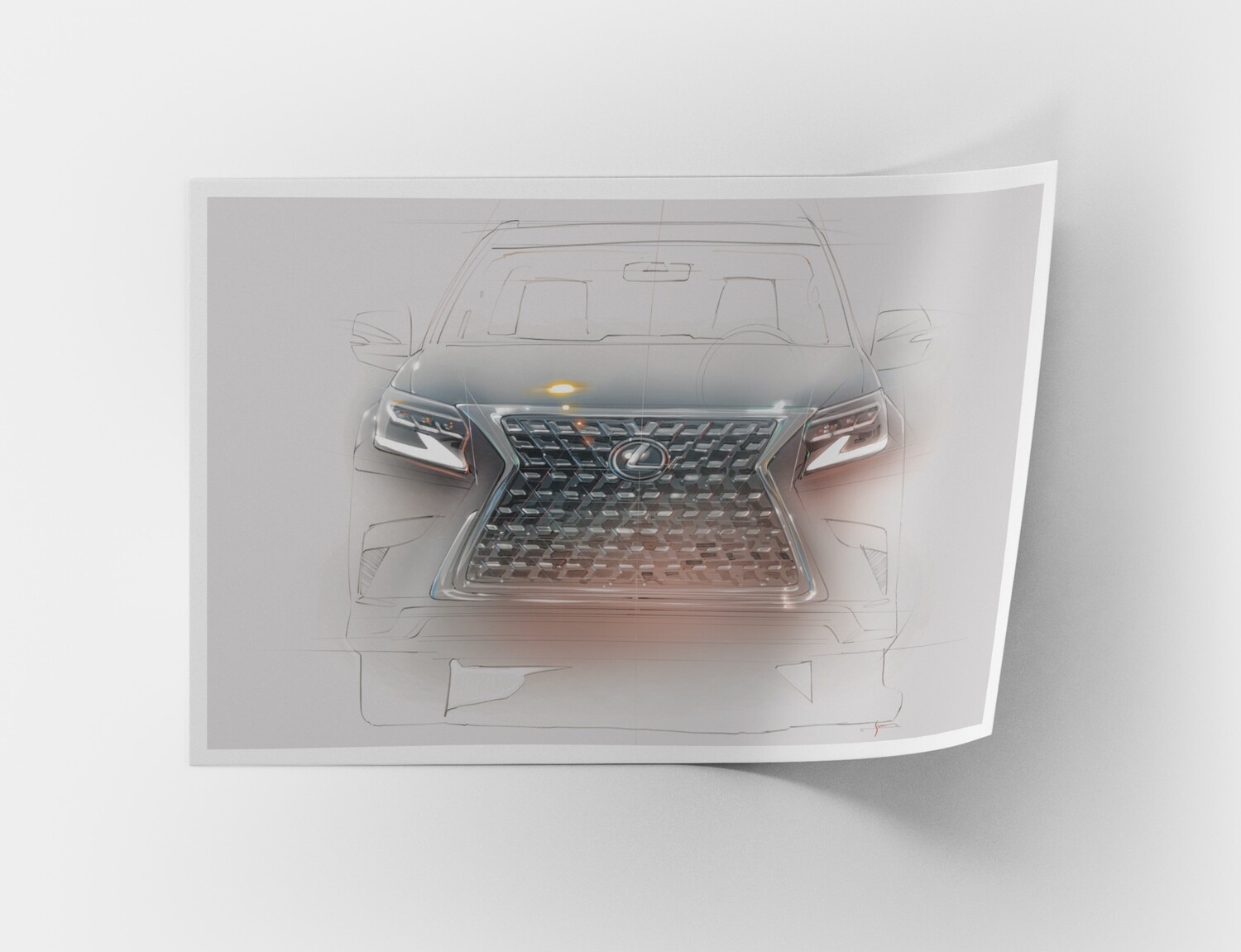 2022 Lexus GX 460 Grille and Headlight Assembly