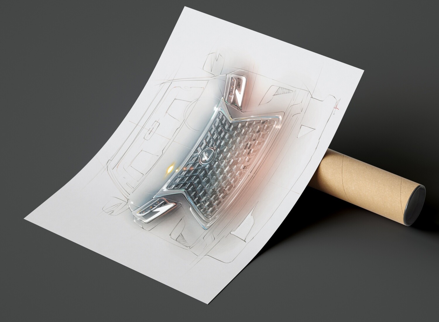 2022 Lexus GX 460 Grille and Headlight Assembly