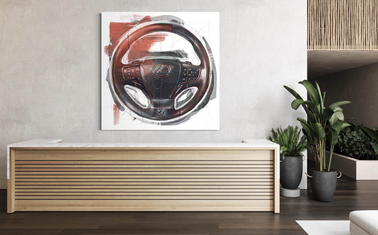 Lexus LS 500 Steering Wheel