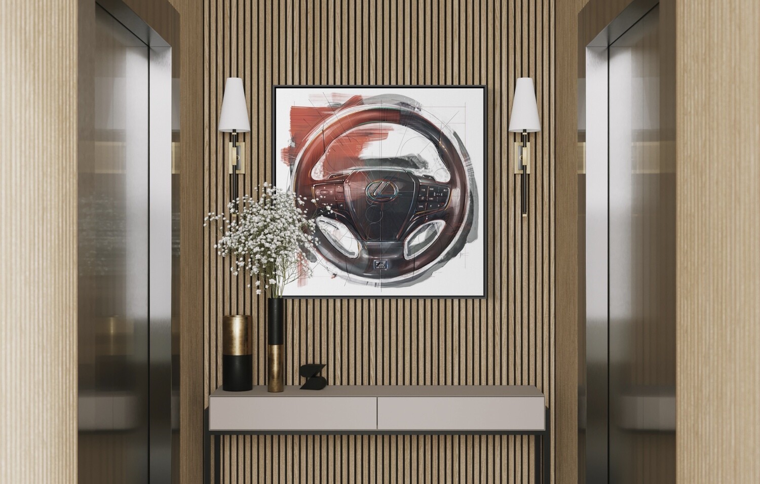 Lexus LS 500 Steering Wheel