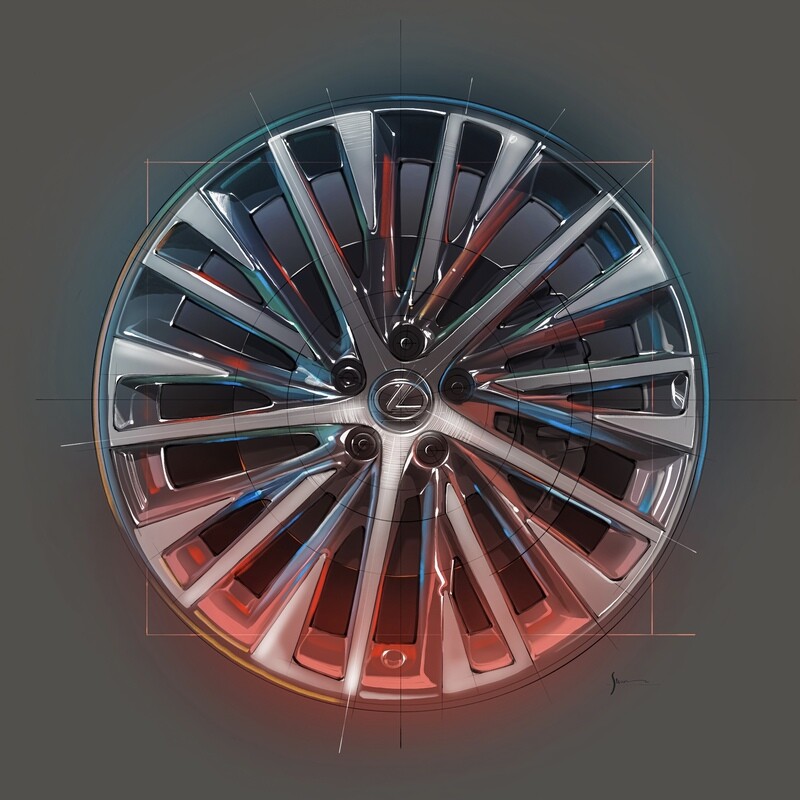 Lexus RX 2023 Wheel Study