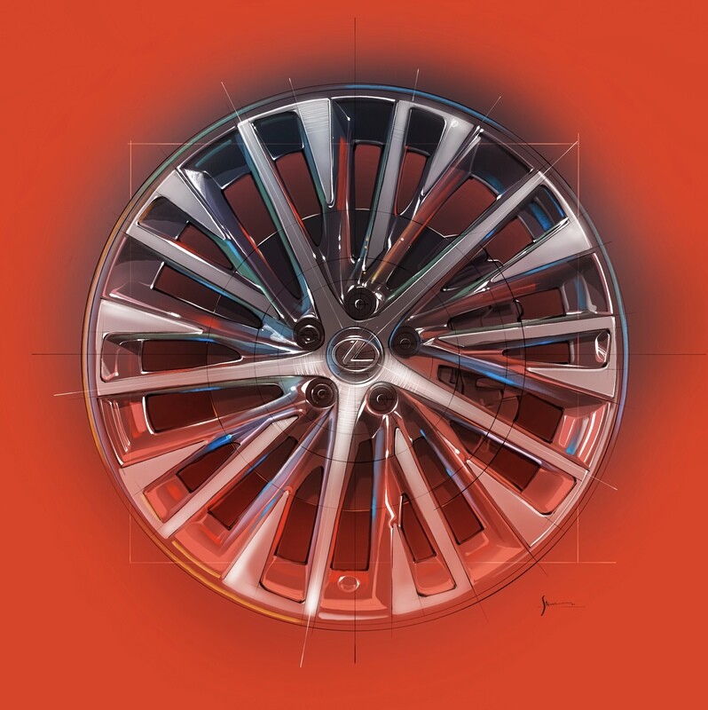 Lexus RX 2023 Wheel Study