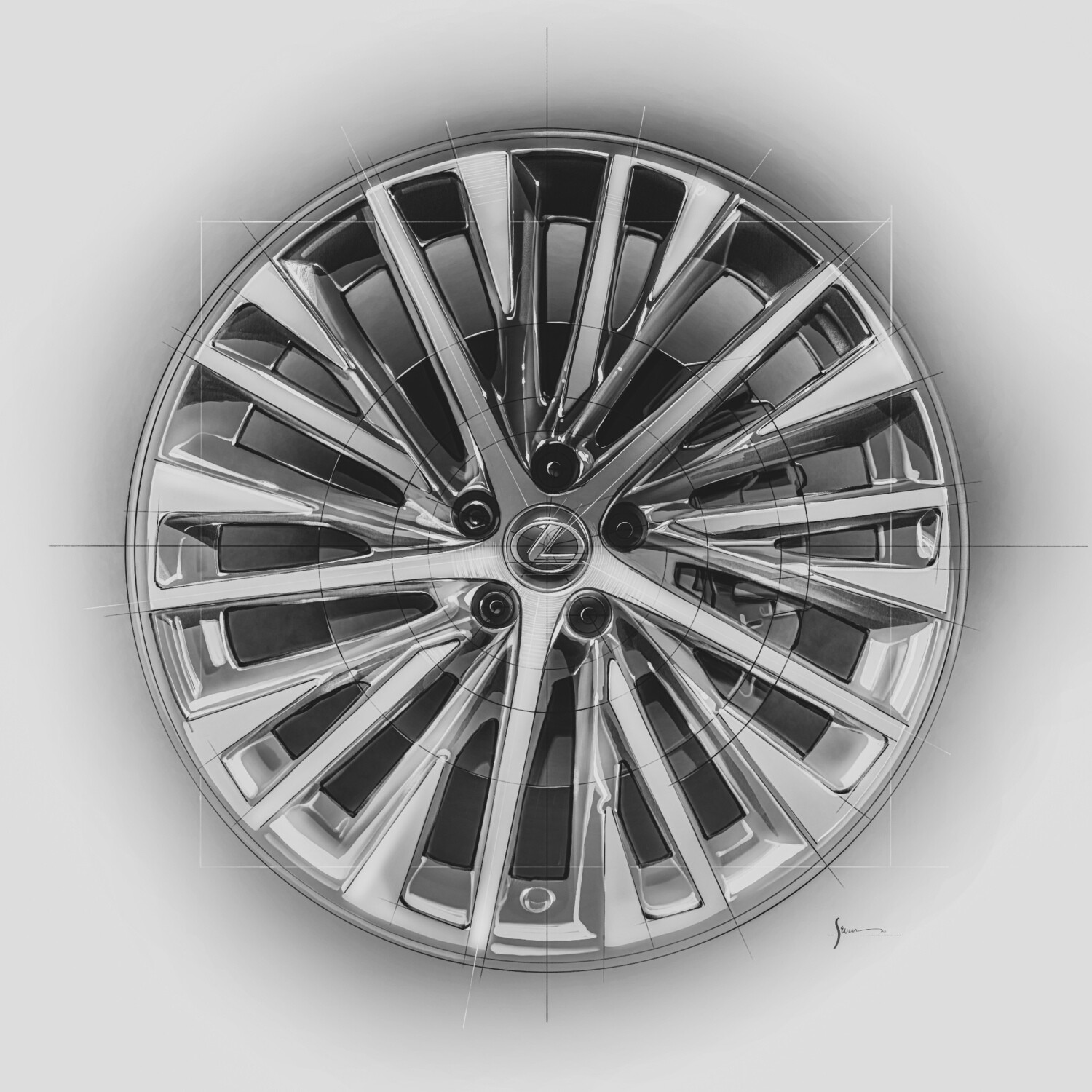 Lexus RX 2023 Wheel Study