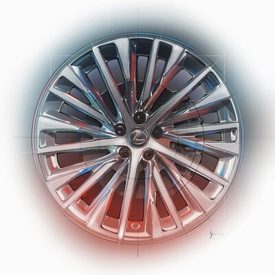 Lexus RX 2023 Wheel Study