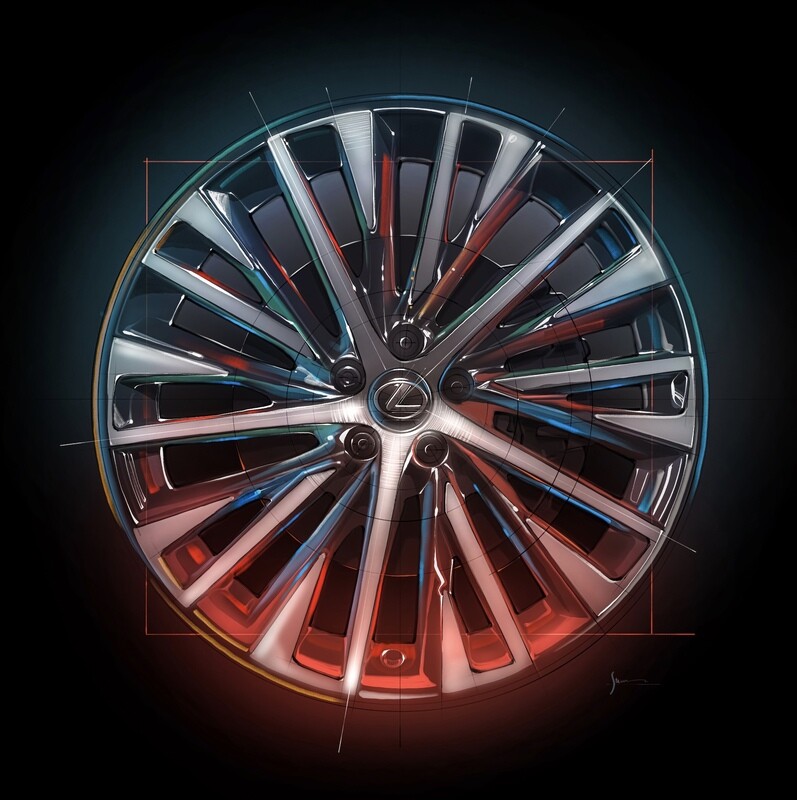 Lexus RX 2023 Wheel Study