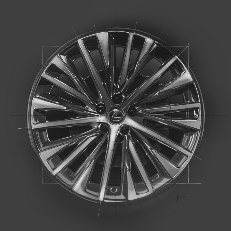 Lexus RX 2023 Wheel Study
