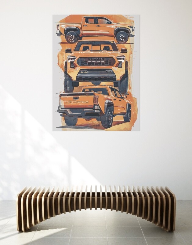 2024 Toyota Tacoma TRD Stack - Orange Colorway