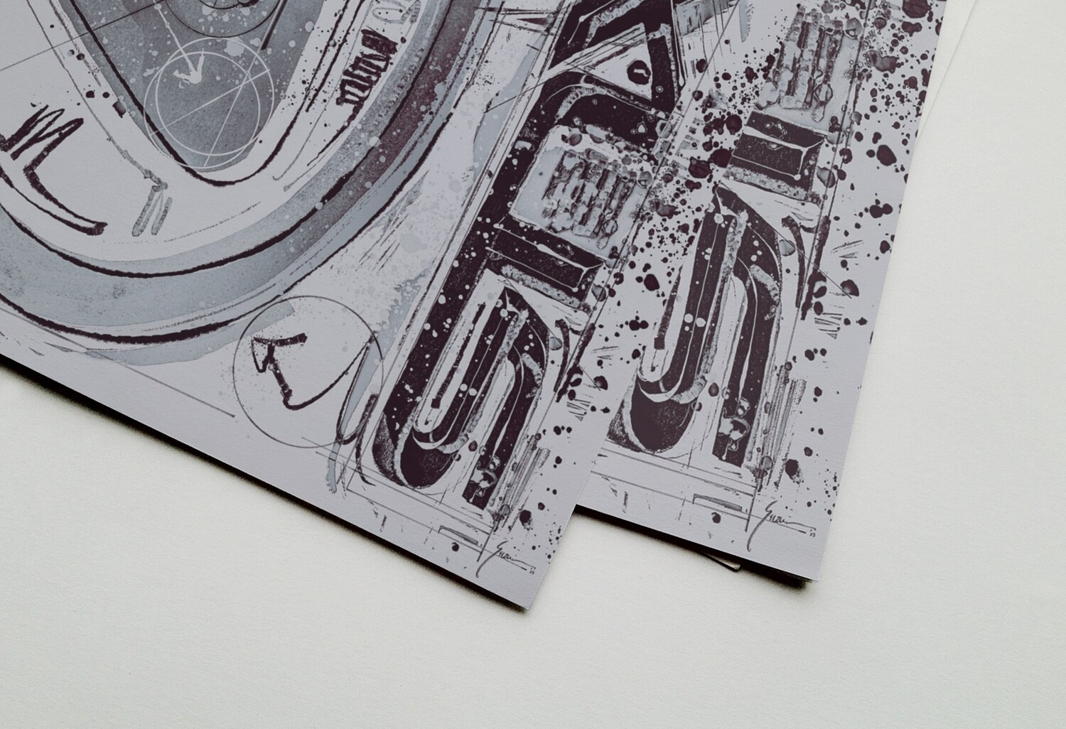 Logomark "Sketch" Composition (B/W)