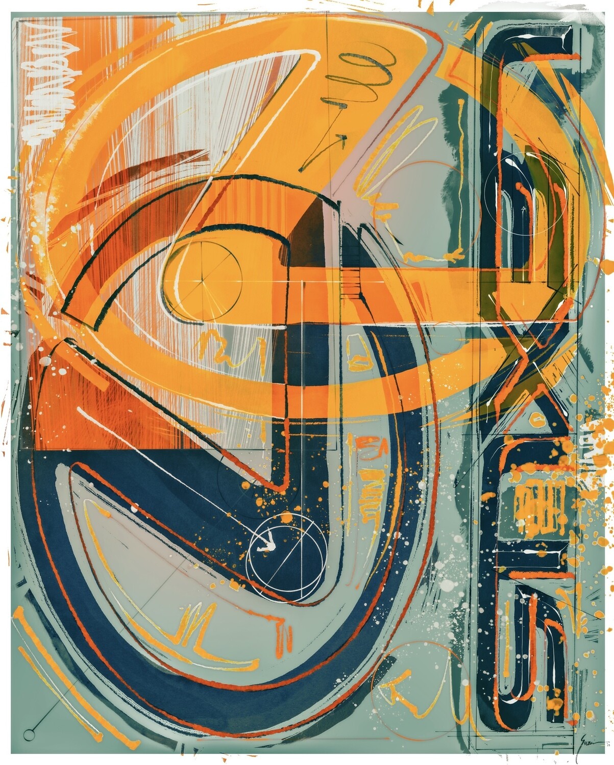 Logomark "Sketch" Composition