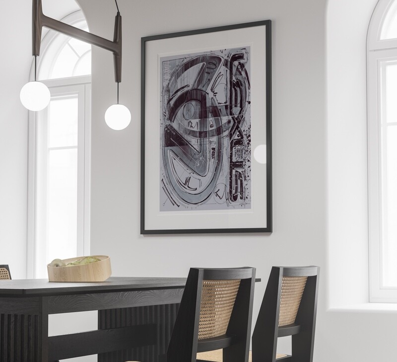 Logomark "Sketch" Composition (B/W)