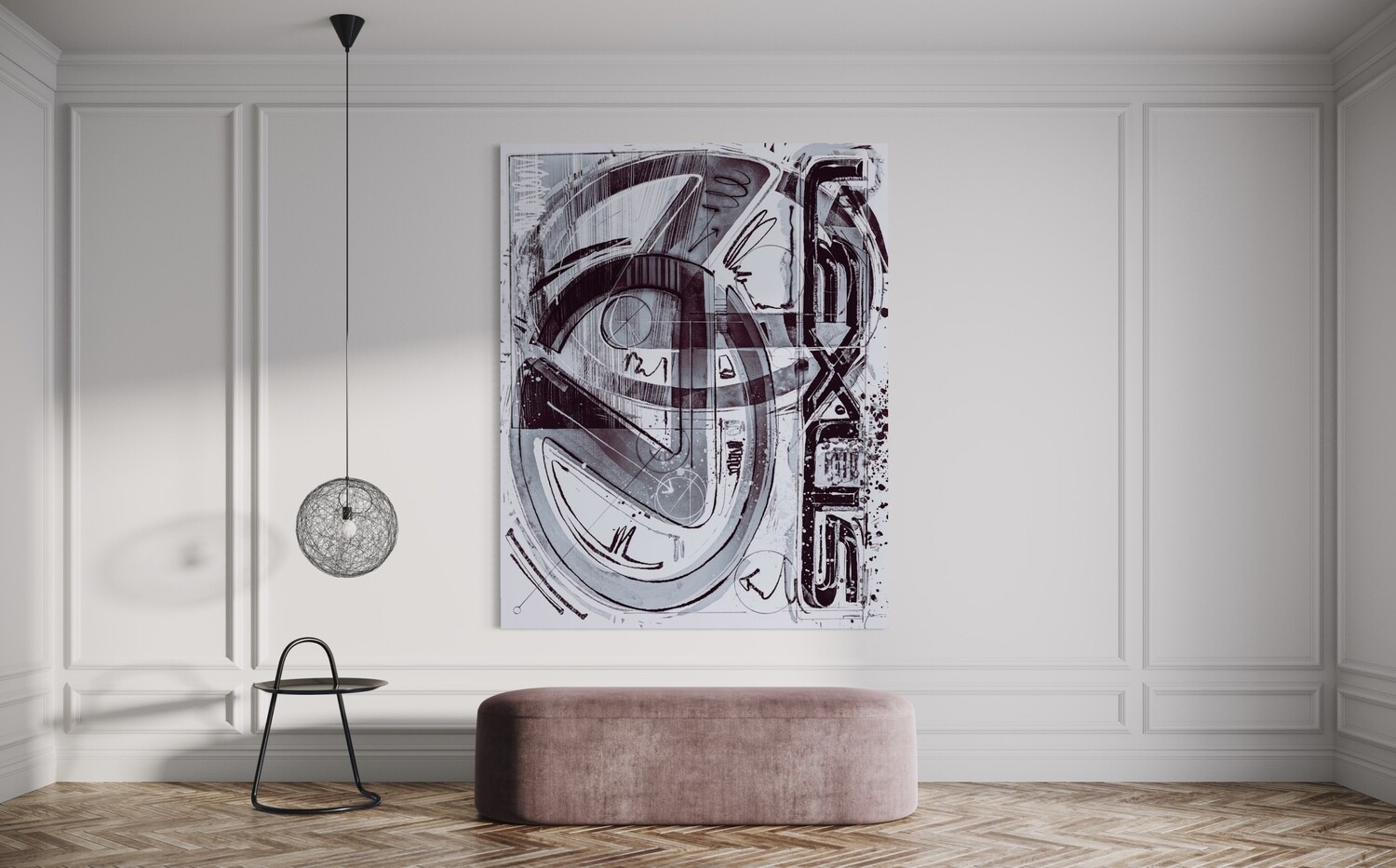 Logomark "Sketch" Composition (B/W)