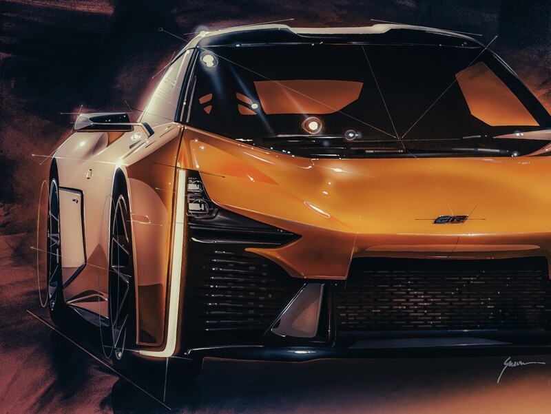 Toyota FT-Se Front Study — Sunbleached Color