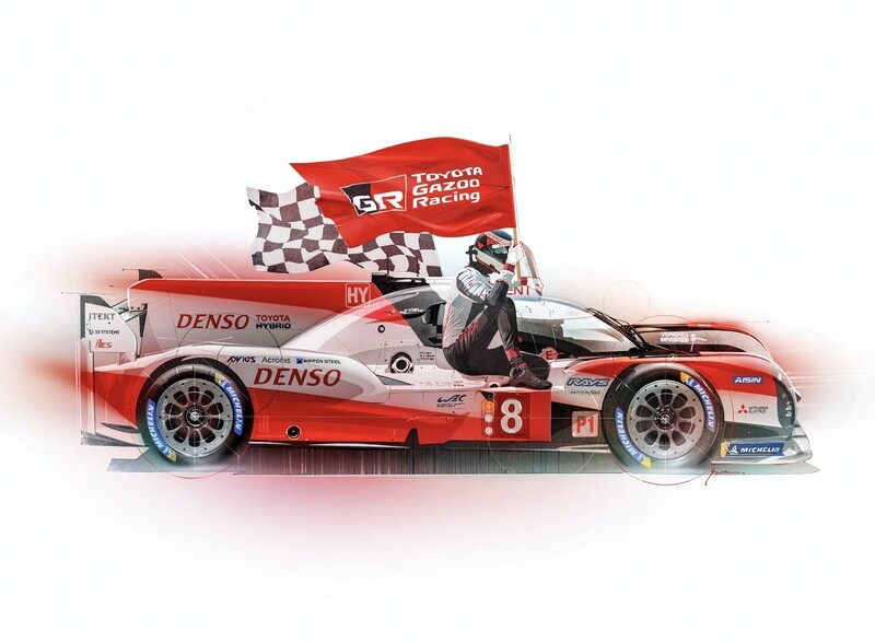 '19/'20 Toyota GR TS050 Hybrid — Full Color Version