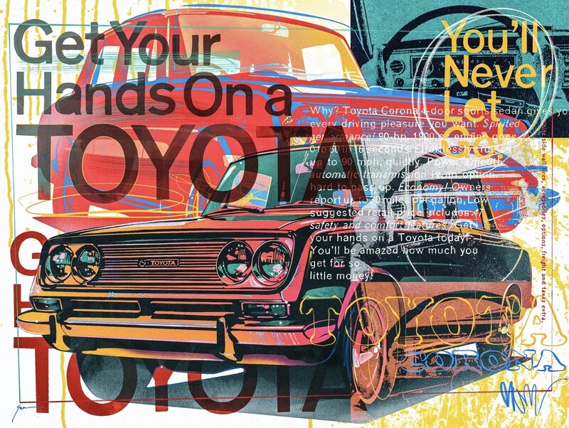 1967 Toyota Corona "You'll Never Let Go" Ad Concept (Full Color)