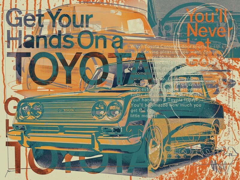 1967 Toyota Corona "You'll Never Let Go" Ad Concept (Vintage Color)